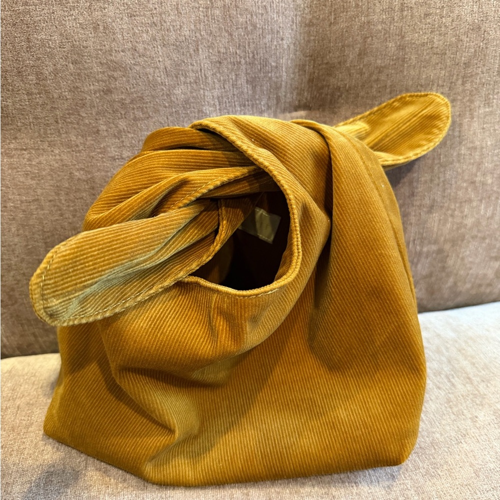 Merit Brown Corduroy Cosmetic Bag